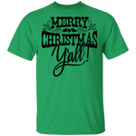 Merry Christmas Y'all T-Shirt CustomCat
