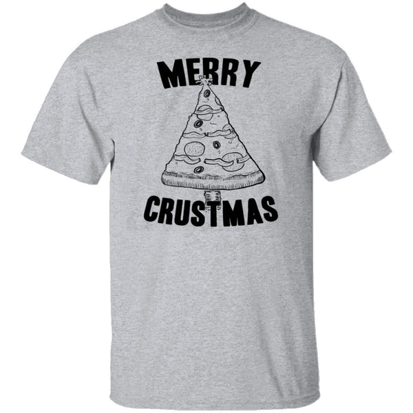 Merry Crustmas Pizza T-Shirt CustomCat