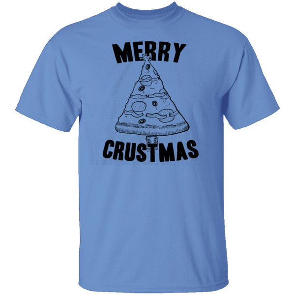 Merry Crustmas Pizza T-Shirt CustomCat