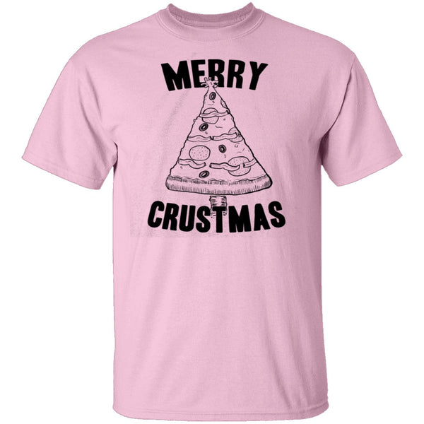 Merry Crustmas Pizza T-Shirt CustomCat