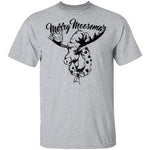 Merry Moosemas T-Shirt CustomCat