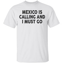Mexico Is Calling And I Must Go T-Shirt