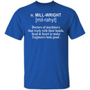 Millwright Definition T-Shirt CustomCat