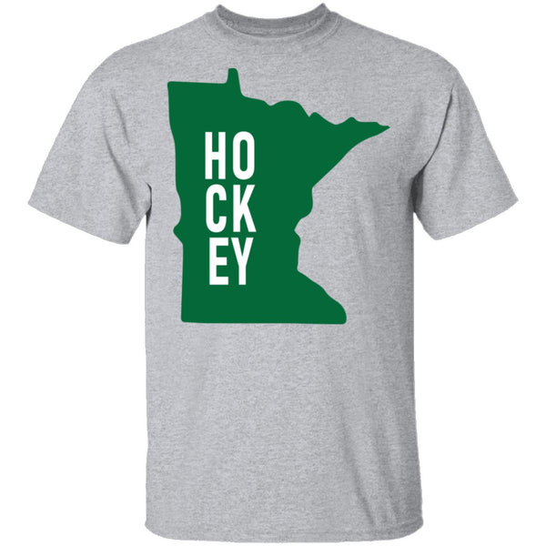 Minnesota Hockey T-Shirt CustomCat