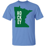 Minnesota Hockey T-Shirt CustomCat