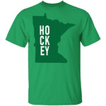 Minnesota Hockey T-Shirt CustomCat
