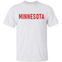 Minnesota Red Font T-Shirt