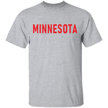 Minnesota Red Font T-Shirt