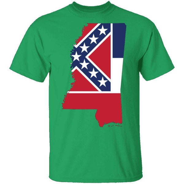 Mississippi Southern Flag T-Shirt CustomCat
