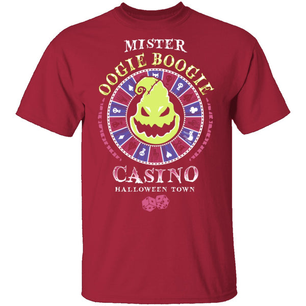 Mister Oogie Boogie's Casino T-Shirt CustomCat