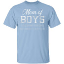 Mom of Boys T-Shirt CustomCat