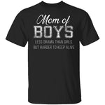 Mom of Boys T-Shirt CustomCat