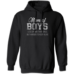 Mom of Boys T-Shirt CustomCat