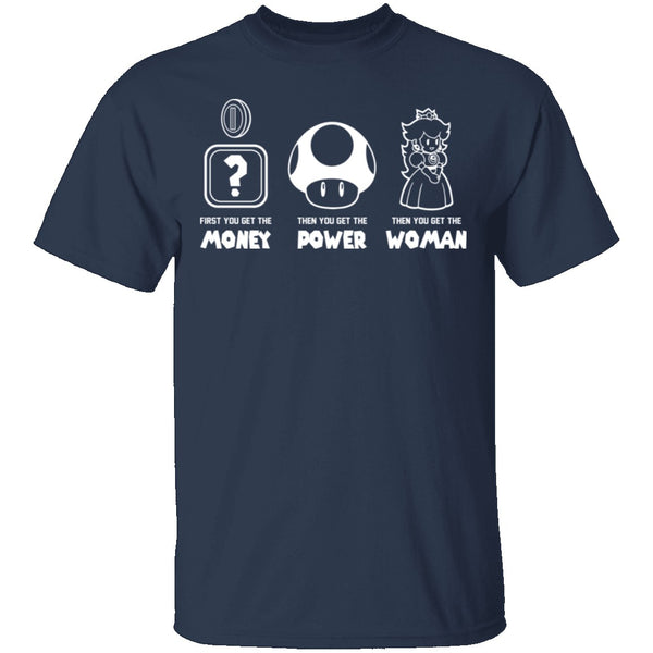 Money Power Woman T-Shirt CustomCat