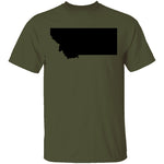 Montana Black T-Shirt CustomCat