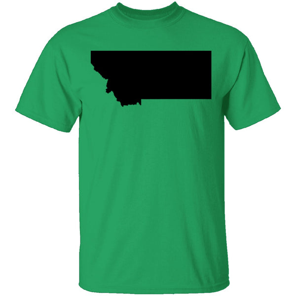 Montana Black T-Shirt CustomCat