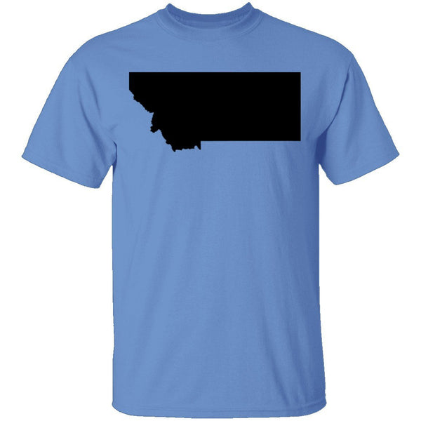 Montana Black T-Shirt CustomCat