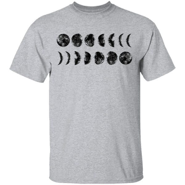 Moon Phases T-Shirt CustomCat