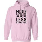 More Espresso Less Depresso T-Shirt CustomCat