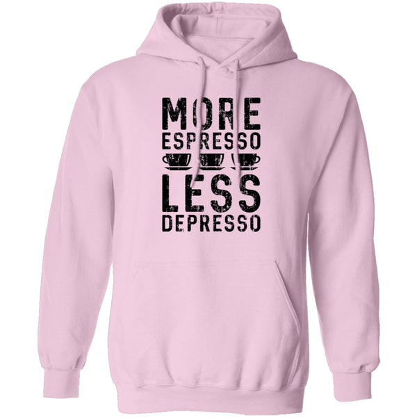 More Espresso Less Depresso T-Shirt CustomCat