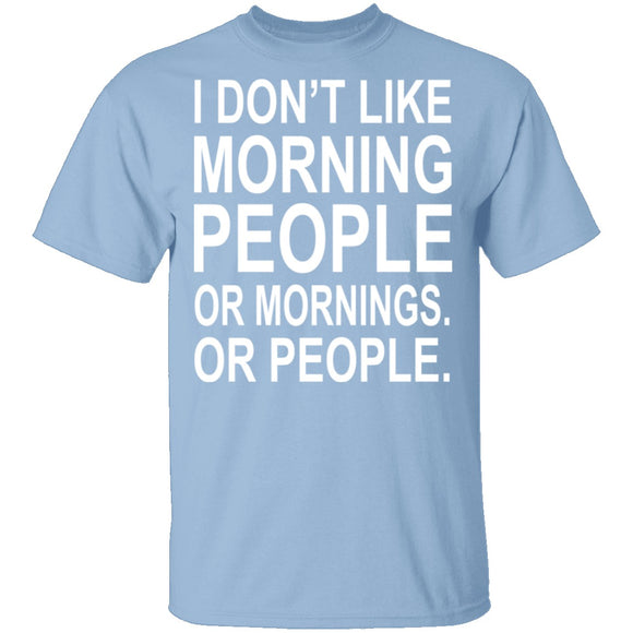 Morning People T-Shirt CustomCat