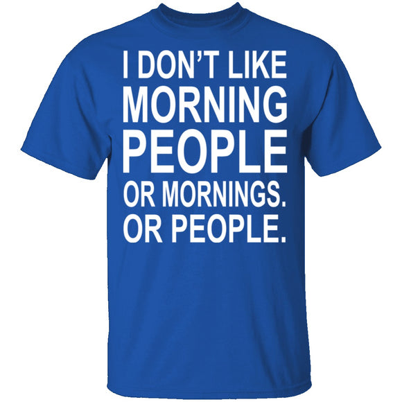 Morning People T-Shirt CustomCat