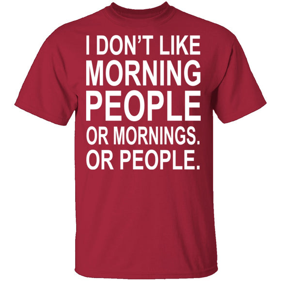 Morning People T-Shirt CustomCat