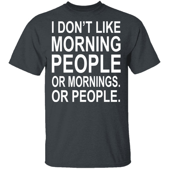 Morning People T-Shirt CustomCat