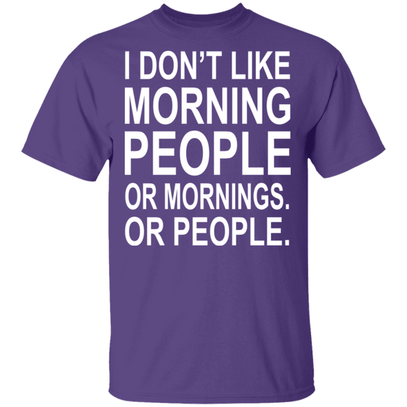 Morning People T-Shirt CustomCat
