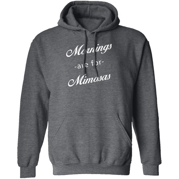 Mornings Are For Mimosas T-Shirt CustomCat