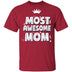 Most Awesome MOM with Crown CustomCat