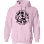 Mountains Happy Place T-Shirt CustomCat