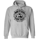 Mountains Happy Place T-Shirt CustomCat