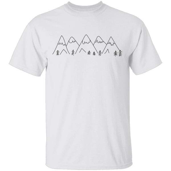 Mountainscape T-Shirt CustomCat