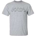 Mountainscape T-Shirt CustomCat