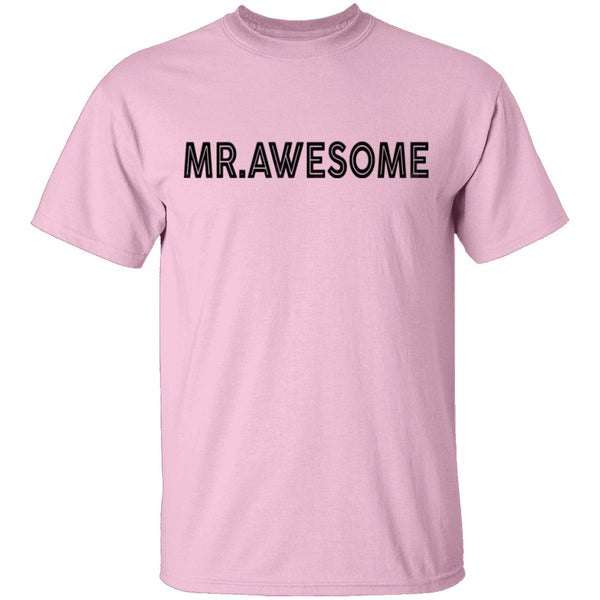 Mr awesome t shirt sale