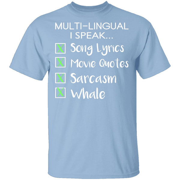 Multi-Lingual T-Shirt CustomCat