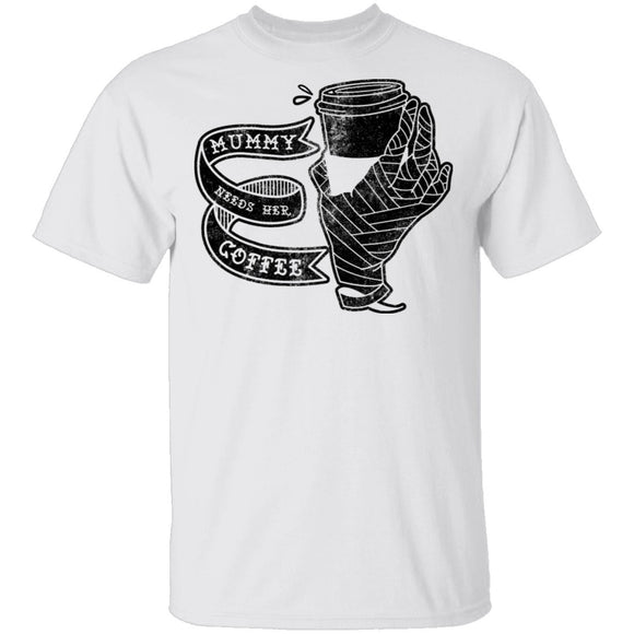 Mummy Needs Her Coffee T-Shirt CustomCat