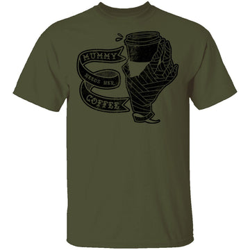 Mummy Needs Her Coffee T-Shirt CustomCat