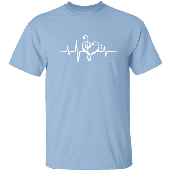 Music Heartbeat T-Shirt CustomCat