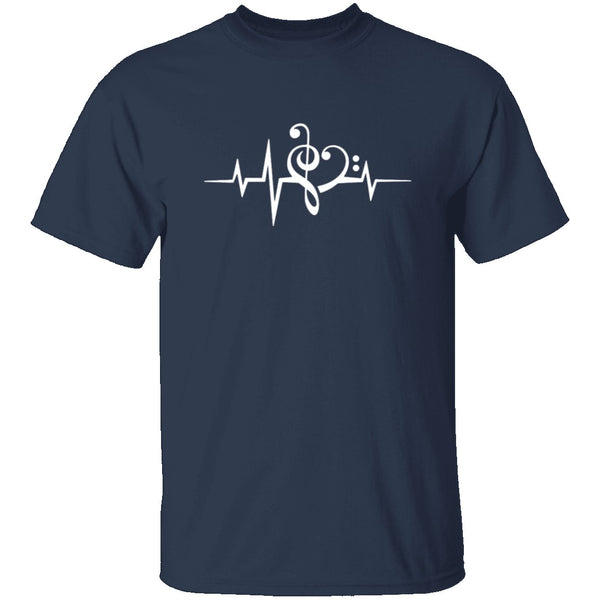 Music Heartbeat T-Shirt CustomCat