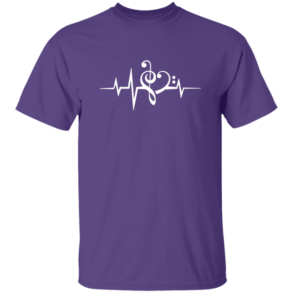 Music Heartbeat T-Shirt CustomCat