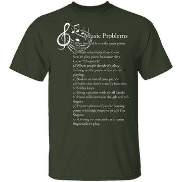 Music Problems T-Shirt CustomCat