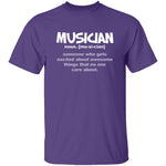 Musician Definition T-Shirt CustomCat