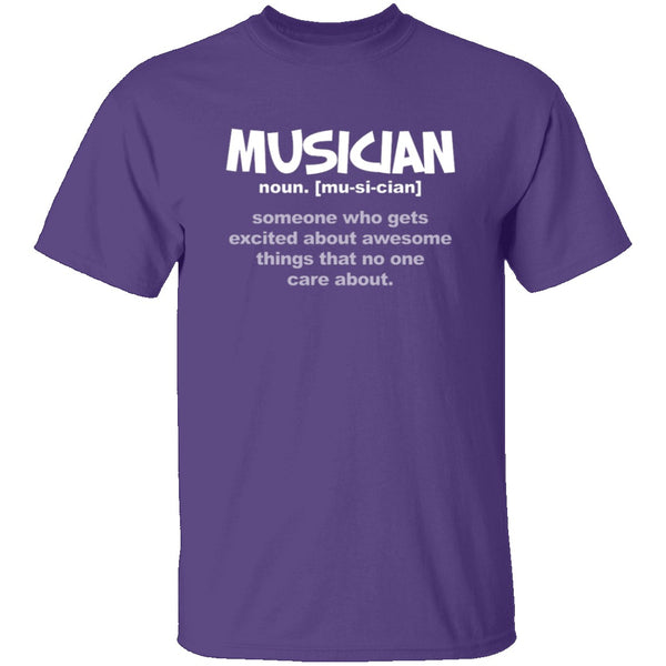 Musician Definition T-Shirt CustomCat