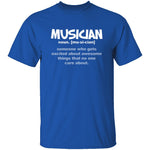 Musician Definition T-Shirt CustomCat