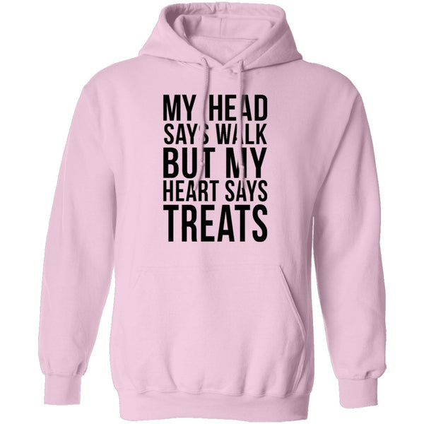My Head Says Gym But My Heart Says Treats T-Shirt CustomCat