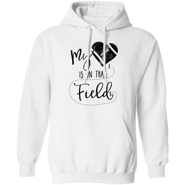 My Heart Is On That Football Field T-Shirt CustomCat