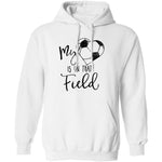My Heart Is On That Soccer Field T-Shirt CustomCat