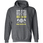 My Hero Raised Me Firefighter T-Shirt CustomCat